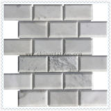 White 3D Marble Tumbled Stone Mosaic for Wall Tile