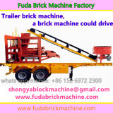 Brick Machine Trailer, Trailer Combine with Brick Machine