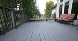 100% Recycled 150*25mm Green Material Garden Use WPC Decking Floor