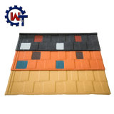 Colorful Stone Chips Coated Steel Roofing Shingles Manufacture in China