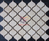 Beige Flower Shape Ceramic Mosaic Tile (CST139)