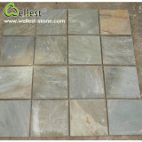 St014 Yellow Wood Beige Slate Tile for Floor/Wall Cladding