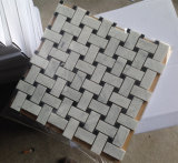 White Marble Basketweave Tile