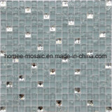 Ice Crackle Glass Mix Diamond Mosaic Tile for Interior Design