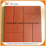 400X400mm Brick Rubber Floor Tiles for Garden