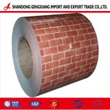 Printing Red Brick Pattern Color Caoted Galvanized Steel Sheet