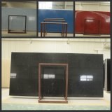 Black/White/Red Artificial Engineered Quartz Slab for Countertop/Tile