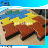 CE Certificated Bright EPDM Outdoor Rubber Floor Tile