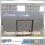 Crystal Quartz Grey Sparkle Artificial Quartz Slab for Countertop