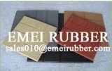 Durable and Stable Recycled Brick Rubber Floor for Public Area