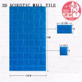 Decorative PVC 3D Acoustic Self Adhesive Brick for KTV Room