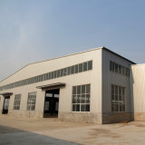 Rubber Processing Prefabricated Steel Workshop with 3 Meter Brick Wall