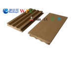 140*25mm Wood Plastic Composite Semi-Solid Decking with CE, Fsg SGS, Certificate