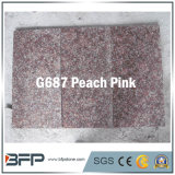 Peach Pink Granite Stone Tile/Slab for Floor and Wall