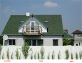 Green Mosaic Green Asphalt Shingles/ Roof Tiles/ Waterproof Building Material