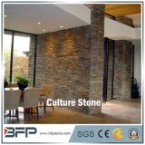 Dark Rusty Stacked Ledge Culture Stone for Interlocking Stone Wall Tiles