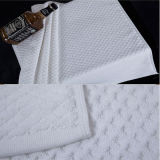 100% Cotton 32s White Color Bath Mat