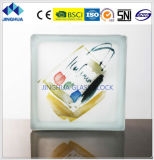Jinghua High Quality Best Price Artistic P-7 Painting Glass Block/Brick