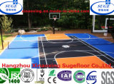 Multipurpose Portable Suspended Interlocking Basketball Flooring