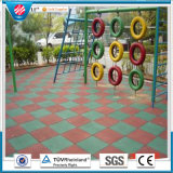 Outdoor Rubber Tile Playground Rubber Brick Colorful Outdoor Rubber Flooring