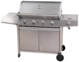 Stainless Steel United Professional Gas Barbecue Grill 4 Burner