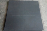 1mx1mx20mm Rubber Gym Flooring Tile with Corss Line on Top