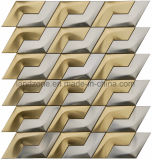 Golden Color of S304 Stainless Steel Mosaic Tile