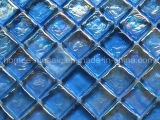 T08 Blue Color Glass Mosaic-Interior Cheap Swimming Pool Tile