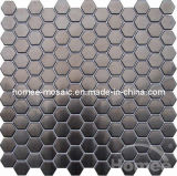 Mosaic Tiles - Glass Mosaic Tile Stainless Steel Mosaic (MBB17)