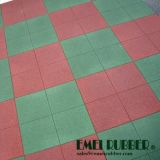 Standard Square Rubber Tile, Rubber Floor for Playground