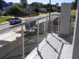 Stainless Steel Toughened Glass Deck Railing Designs
