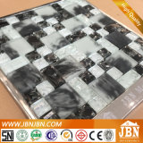 Black and White Ice Crack Glass Mosaics for Toilet Wall (G855006)