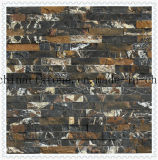 Black Golden Porter Stone Marble Mosaic Tile for Wall Decoration