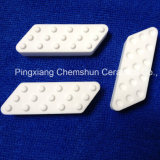 Arrowhead Alumina Ceramic Tile with Raised Dimples for Pulley Laggings