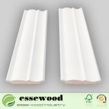 White Primed Wood Moulding Pine Solid Wood Cheap Skirting Baseboard Mouldings Crown Mouldings