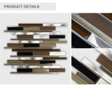 New Launched Popular Decorative Strip Glass/Aluminium Glass Mosaic Tile