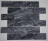 3X6 Inch Polished Stone Cloudy Grey Marble Subway Mosaic for Kitchen Floor and Wall