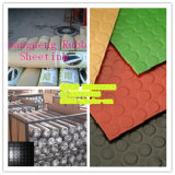 Coin Pattern Rubber Flooring, Rubber Gym Flooring, Hospital Rubber Flooring