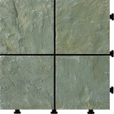 Natural Slate Stone Decking Tile with PE Base