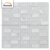 High Quality Bathroom Kitchen Backsplash White Glass Mosaic