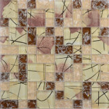 Py042 Foshan Factory Bathroom Deco Yellow CAD Mosaic Pattern