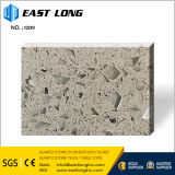 Gray Crystal Grain Quartz Stone Slabs for Hotel/Kitchen/Bathroom