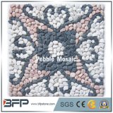 Flat Natural Stone Sliced Pebble Mosaic Tile