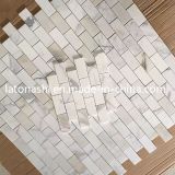 Wholesale Bianco Carrara Mosaic Stone, White Marble Polished Mosaic Tile