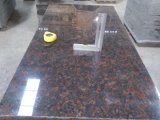 Polished/Flamed Tan Brown Granite Slabs/Tiles
