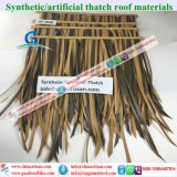 Artificial Thatch Synthetic Thatch Plastic Palm Tree Leave Thatch Roofing Tiles 4