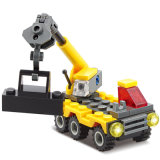 1488050-52PCS City Construction Truck Crane Playmobil Building Blocks Construction Assembled Model Baby Toys Building Bricks Toys