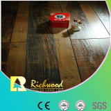 12.3mm Hand Scraped Walnut V-Grooved Laminated Floor