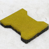 Impact Absorbing Dog Bone Rubber Tile for Playground