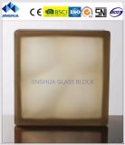 Jinghua Misty Cloudy Brown 190X190X80mm Glass Block/Brick